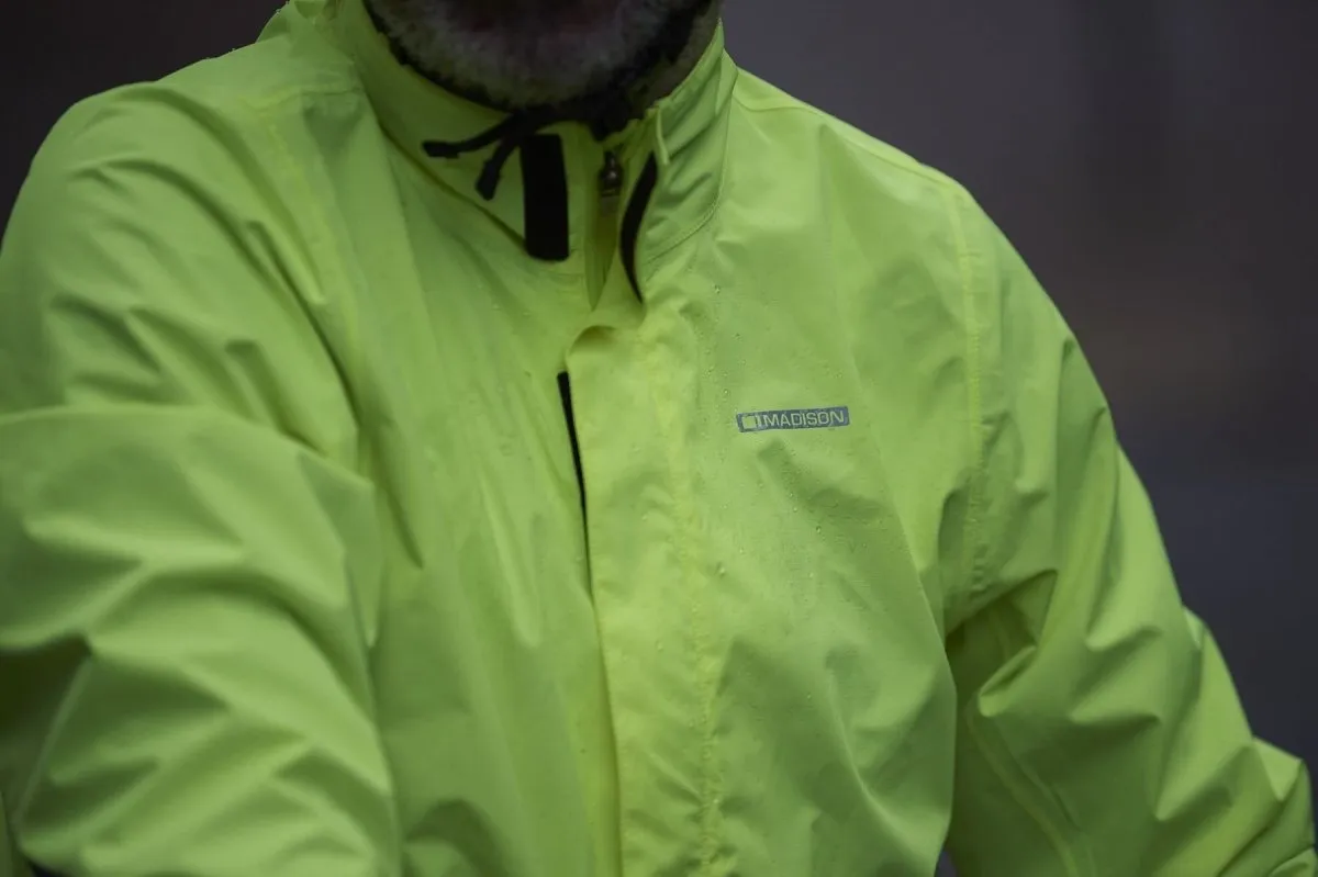 Madison Protec 2-Layer Hi-Vis Yellow Waterproof Jacket