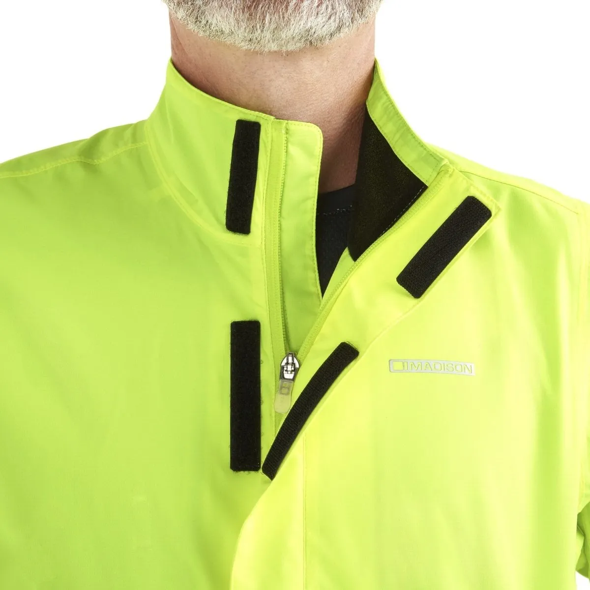 Madison Protec 2-Layer Hi-Vis Yellow Waterproof Jacket