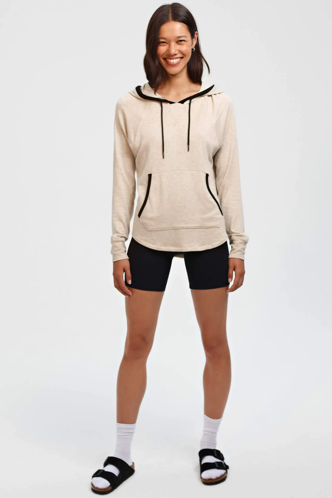 Marlon Fleece Sweatshirt, Heather Oat