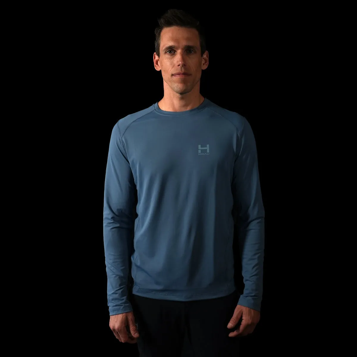 Mens Pursuit Boulder Long-Sleeve Tech Tee