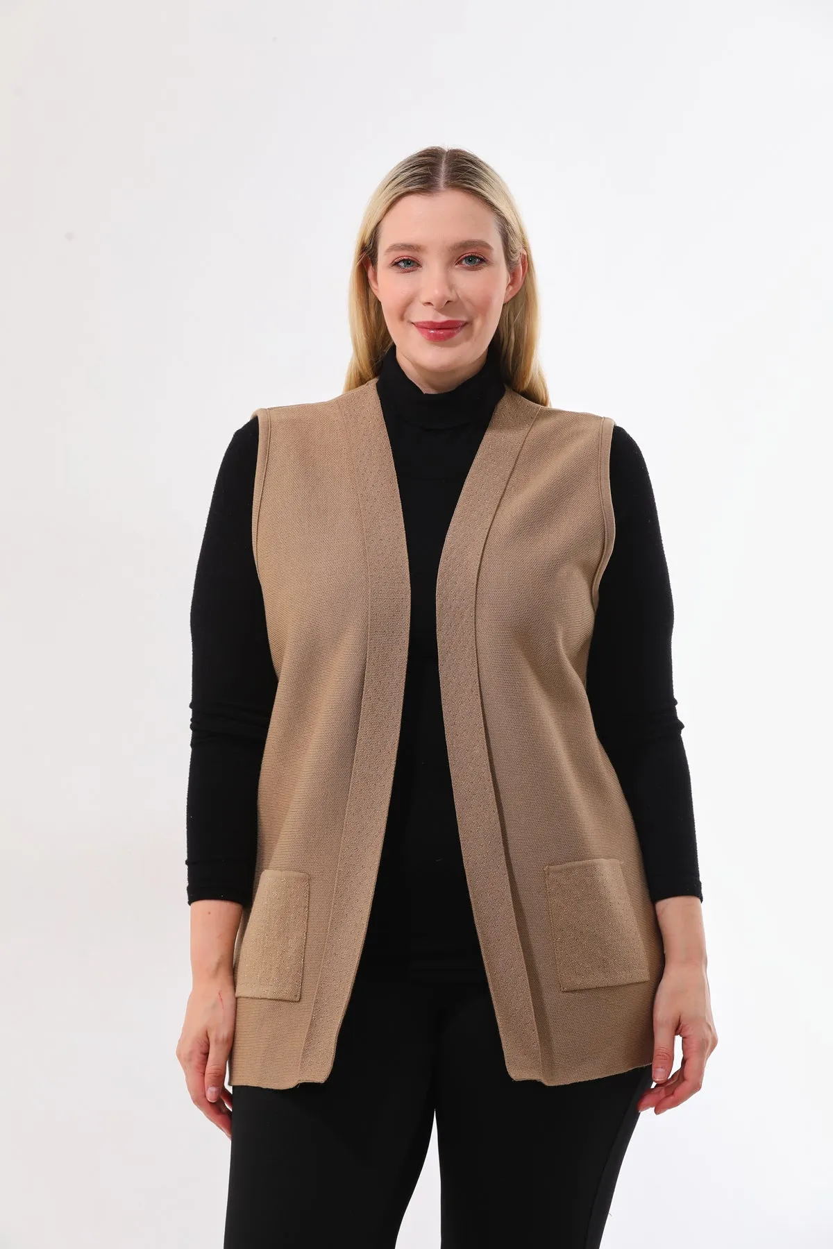 N&A Moms Knitted Vest Mink