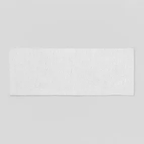 New - 22"x60" Performance Plus Cotton Reversible Bath Rug/Runner White - Threshold