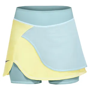 Nike Women's Slam Paris Skirt - Light Zitron/Ocean