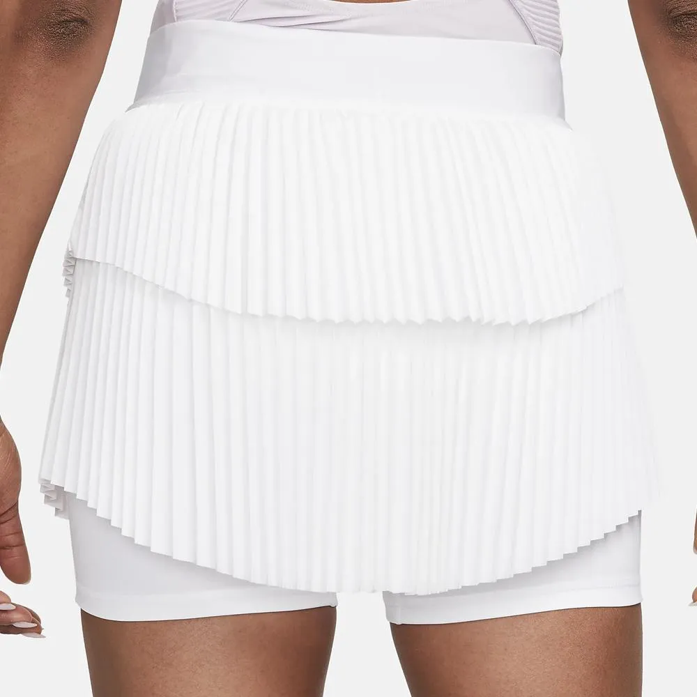 Nike Women's Slam Pleated Skirt - White/Black