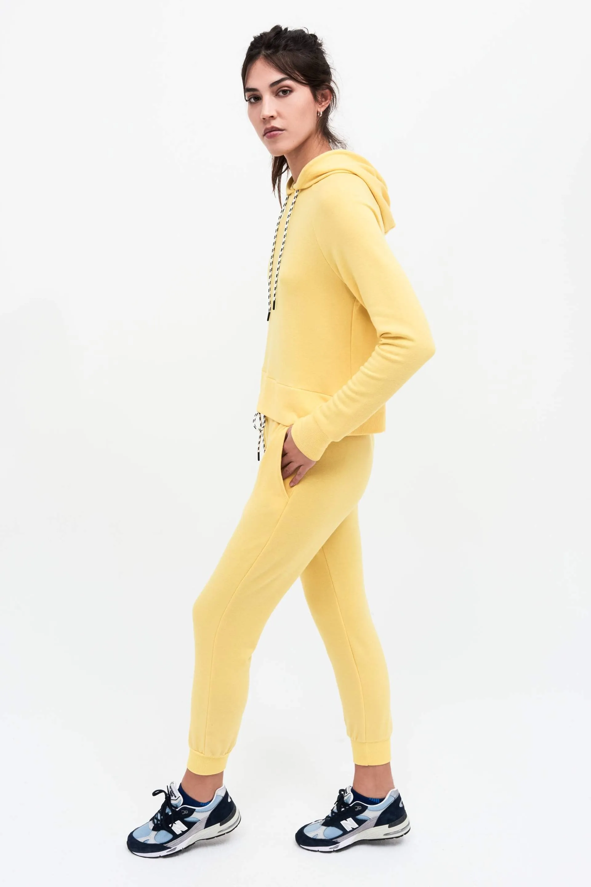 Norma Fleece Sweatpant, Sunshine