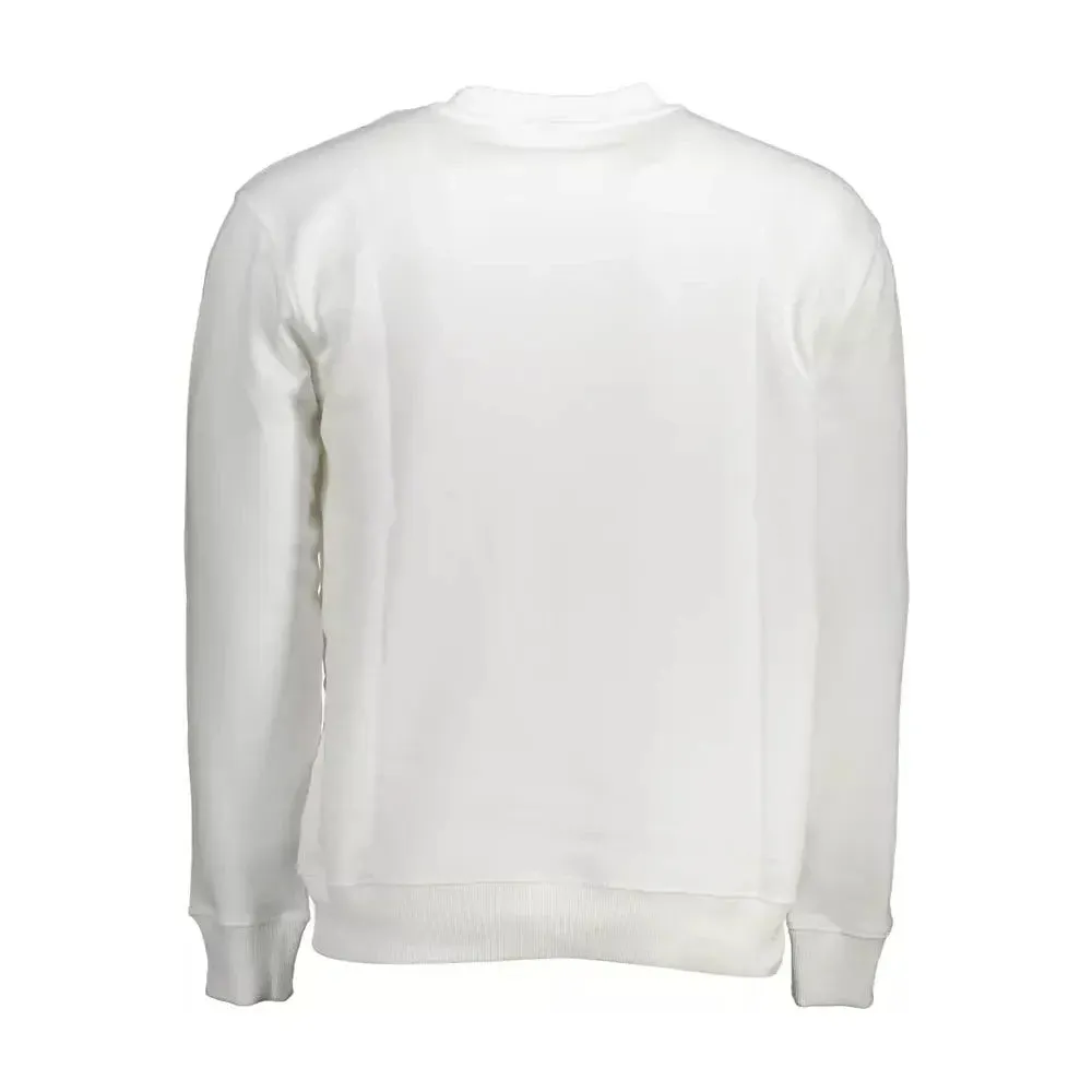 North Sails White Cotton Men Sweater