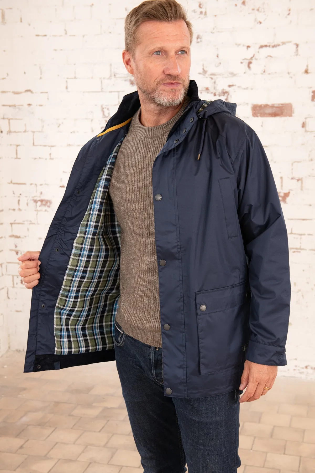 Oxford Raincoat - Navy