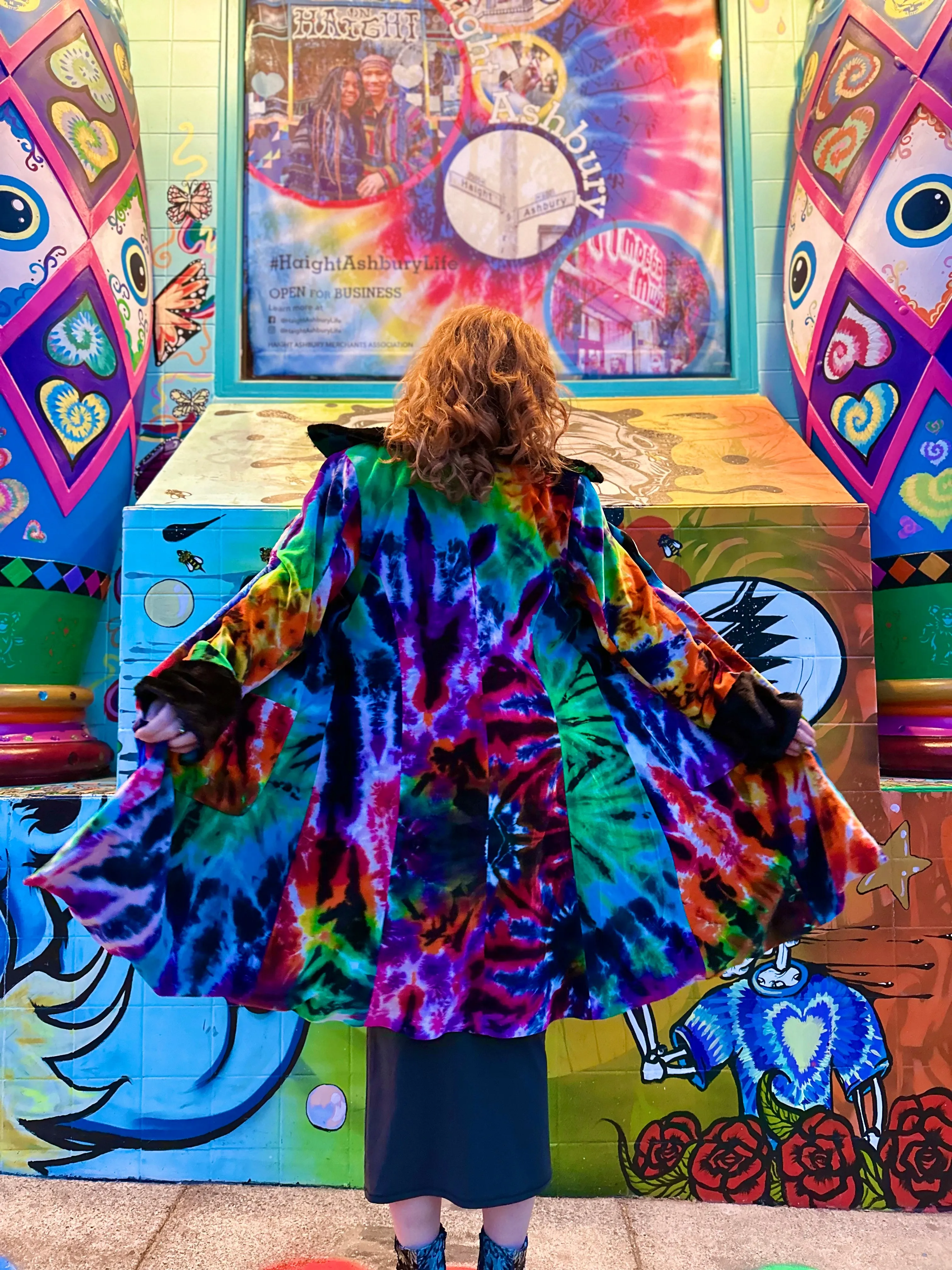 Philine Ladies Tiedye Coat #10 XL