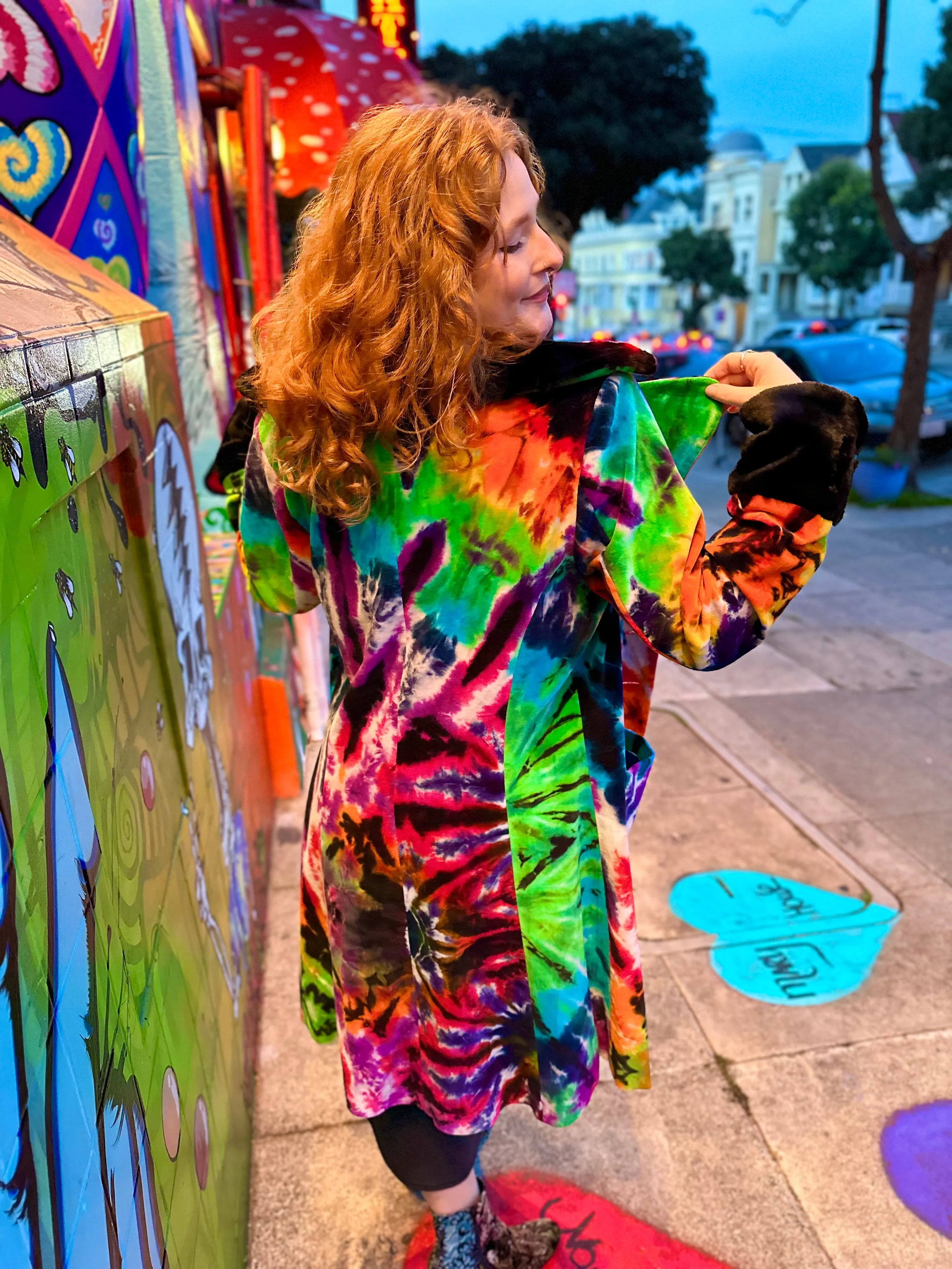 Philine Ladies Tiedye Coat #10 XL