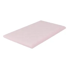 Pink Quilted Portable Crib/Playard Sheet