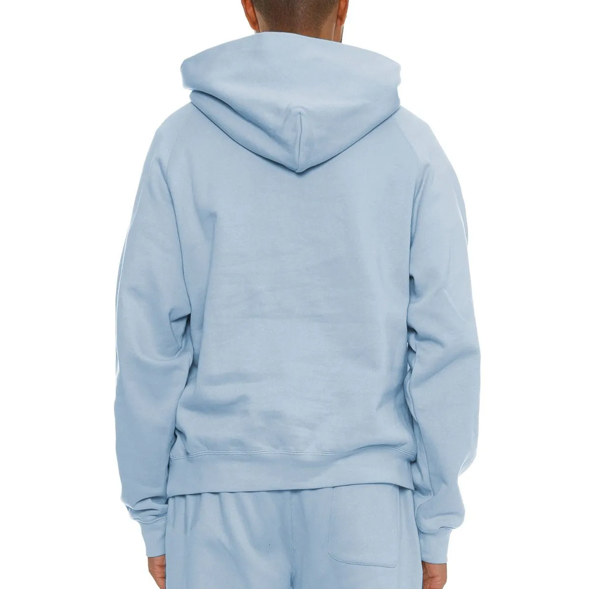 Powder Blue Pure Cotton Hoodie