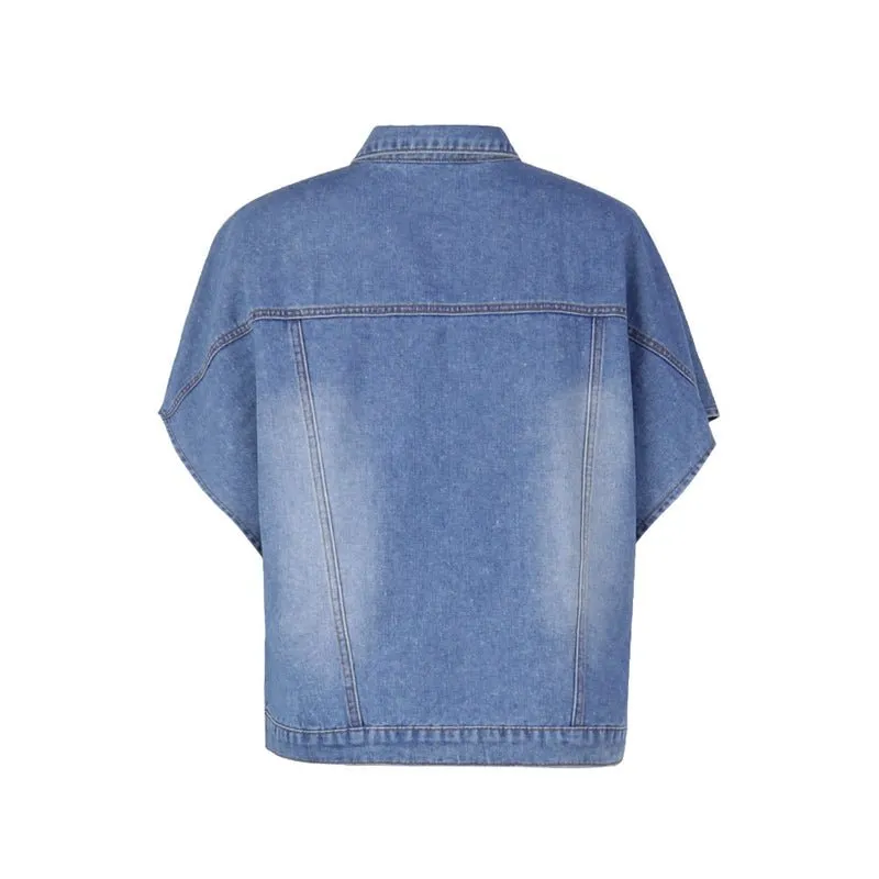 Pre Order:  Denim Batwing Jacket