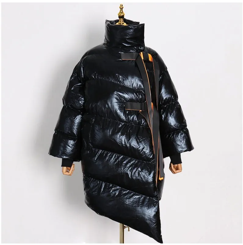 Pre Order:  Glossy Quilted Winter Jacket