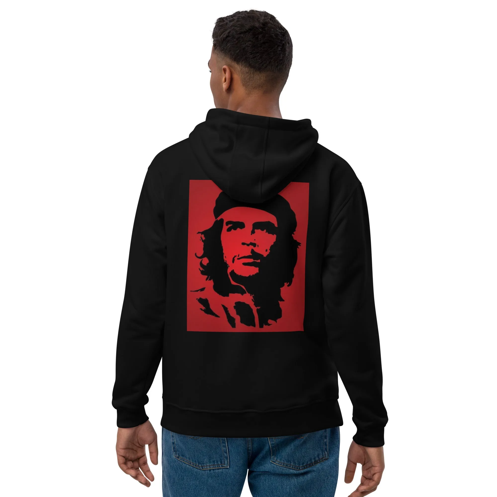 Premium eco hoodie  with 1953 Cuban revolution design sourced Vecteezy.com