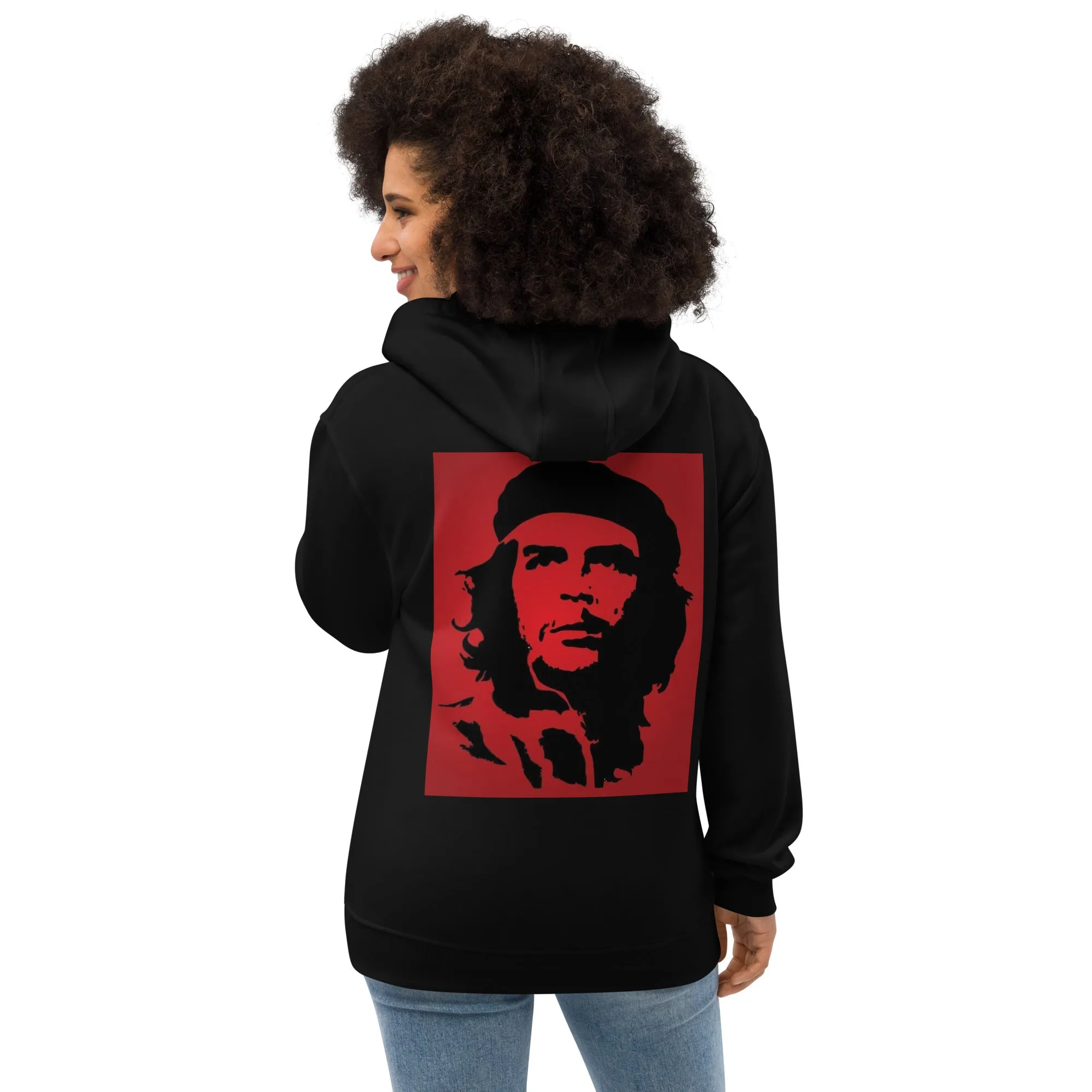 Premium eco hoodie  with 1953 Cuban revolution design sourced Vecteezy.com