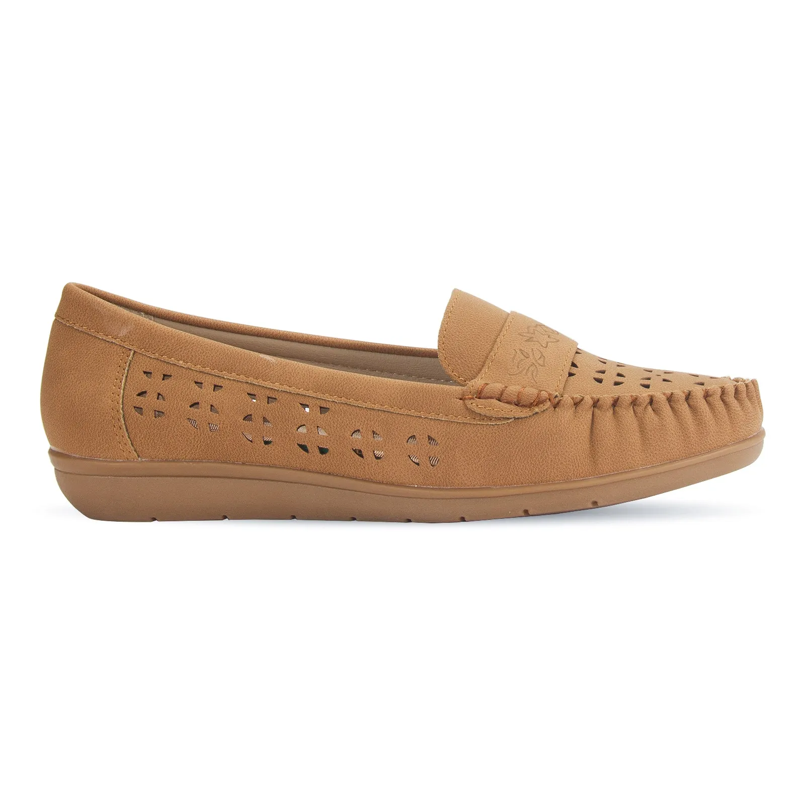 Quinn women's hollow perforated casual loafer