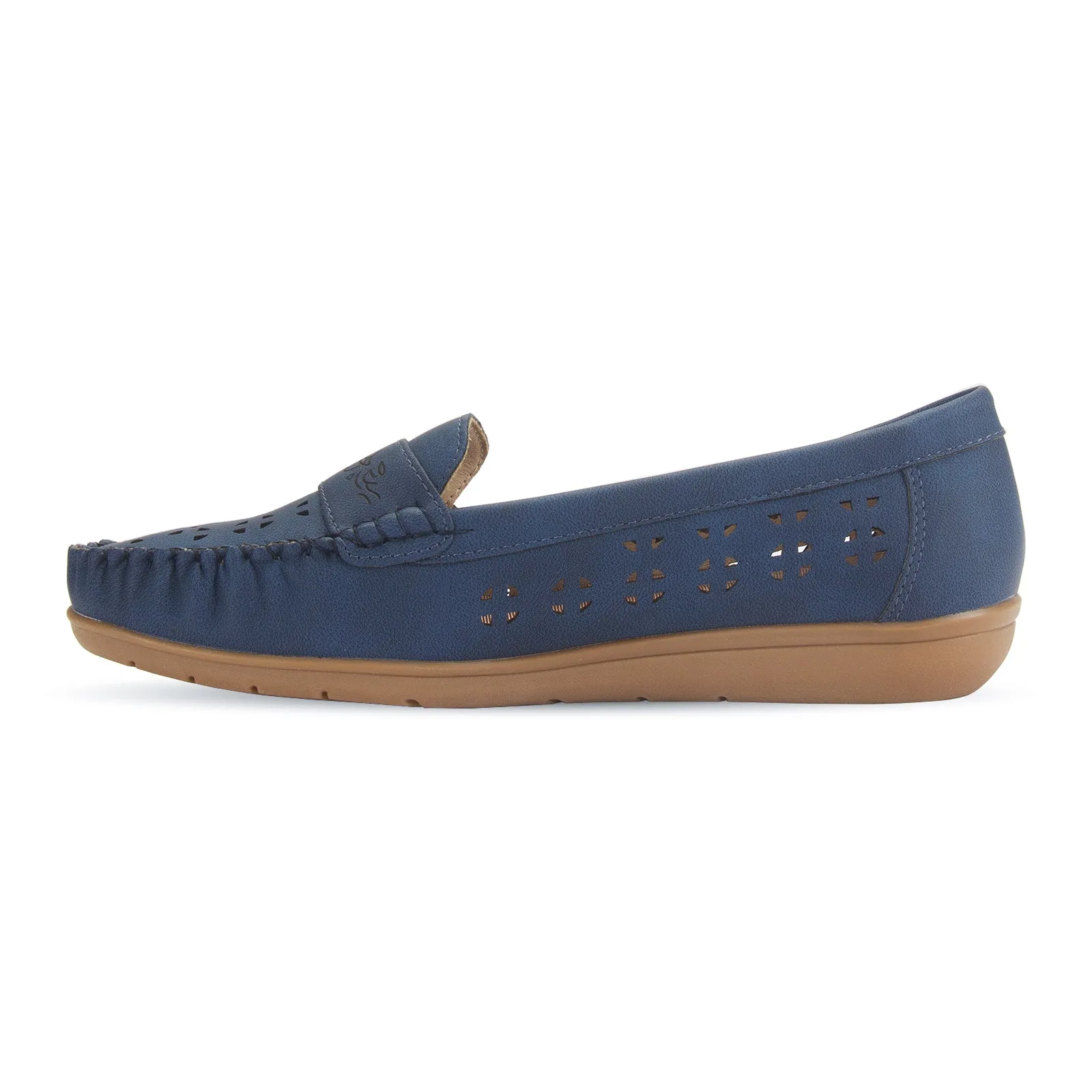 Quinn women's hollow perforated casual loafer