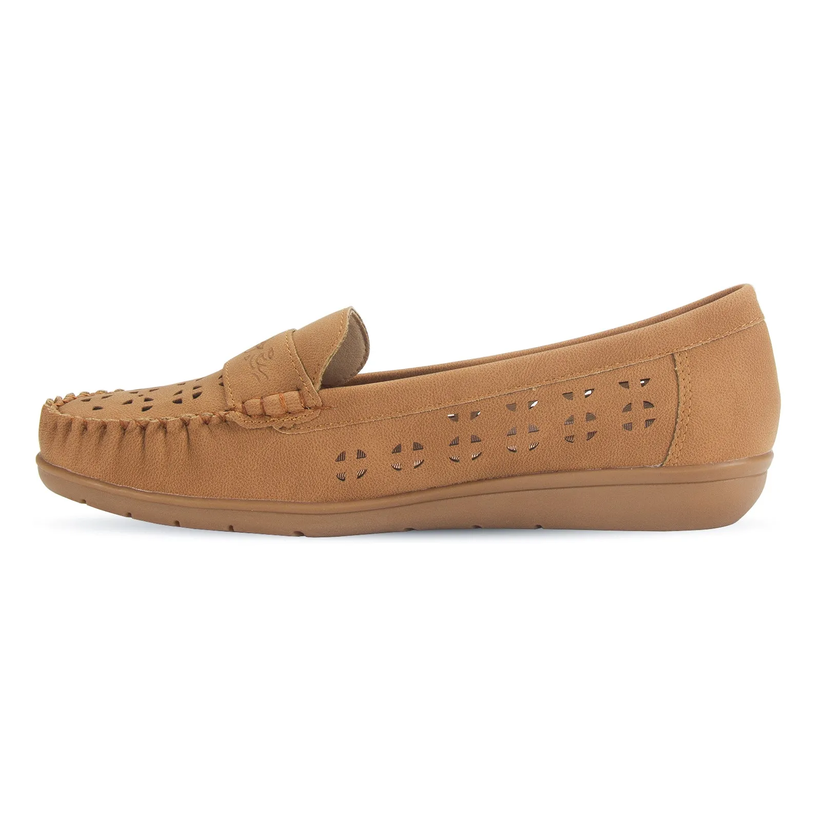 Quinn women's hollow perforated casual loafer