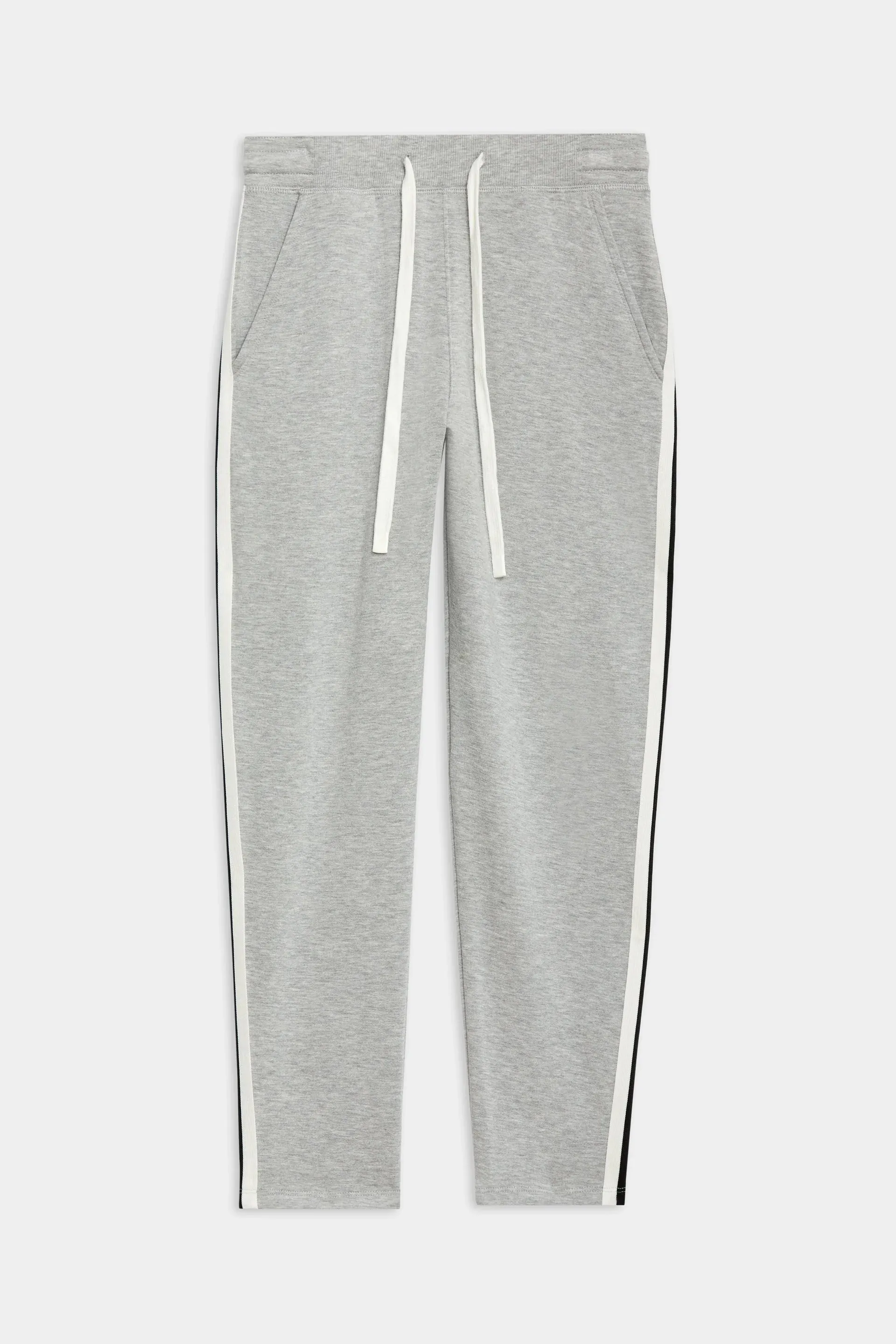 Reena 7/8 Fleece Sweatpant, H. Grey/Vintage White