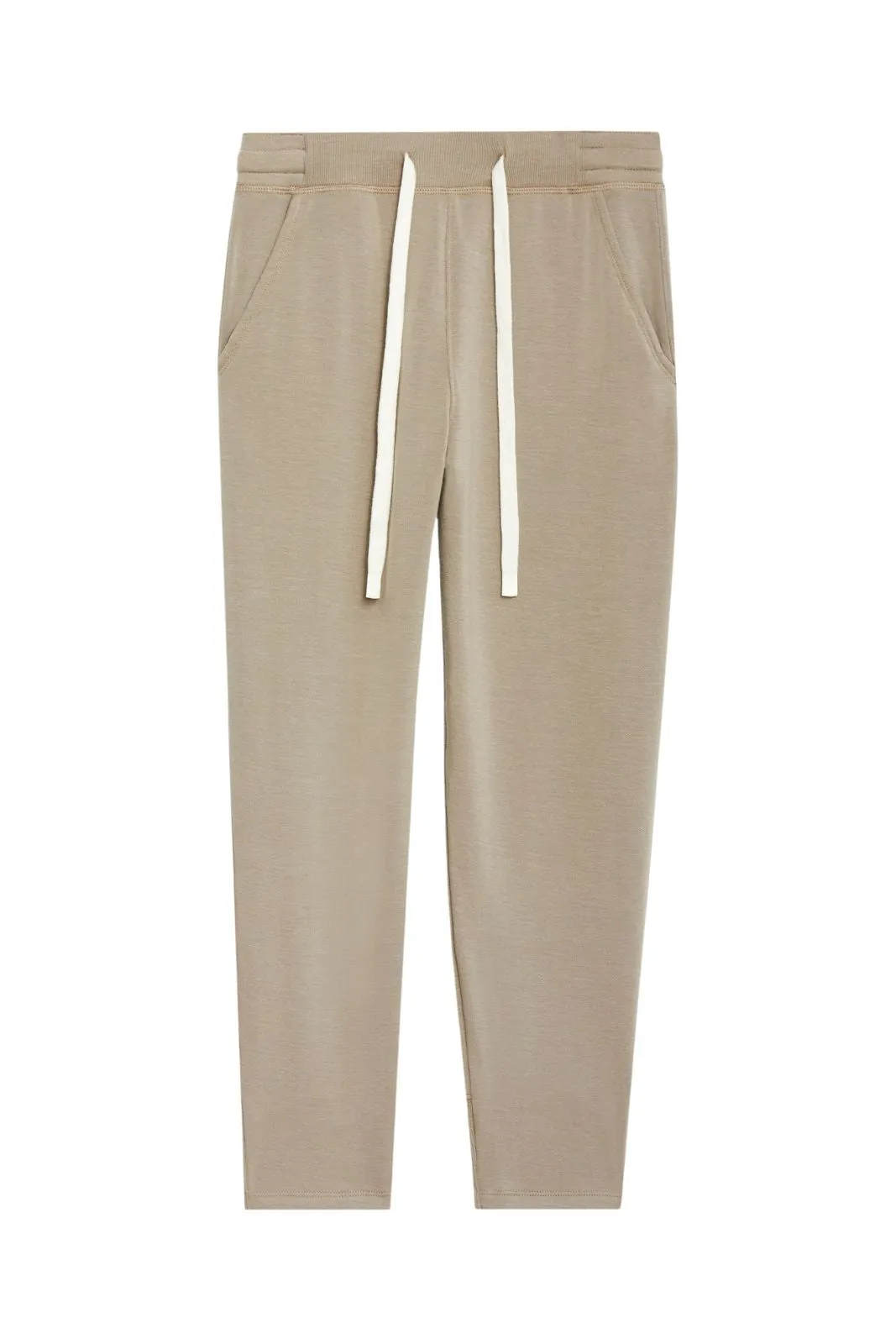 Reena 7/8 Fleece Sweatpant, Latte