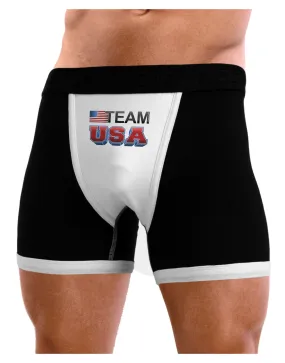 Sporty Team USA Mens Boxer Brief Underwear