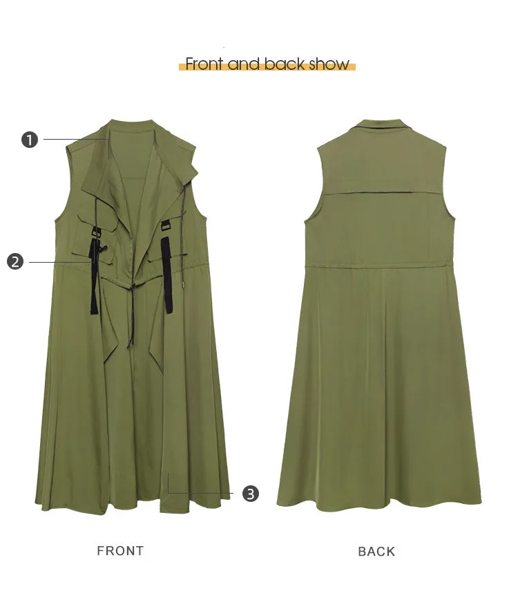 Summer Fashion Sleeveless Long Vest for Women