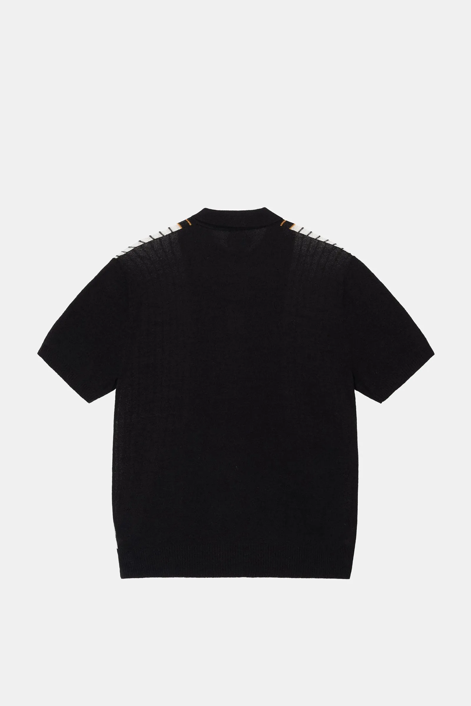 TEXTURED SS POLO SWEATER