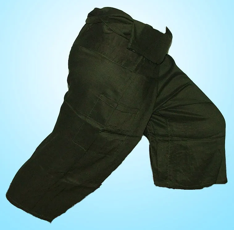 Thai Fisherman Yoga Massage 3/4 Pants DARK OLIVE