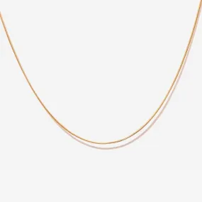 Thin Snake Gold Filled Chain