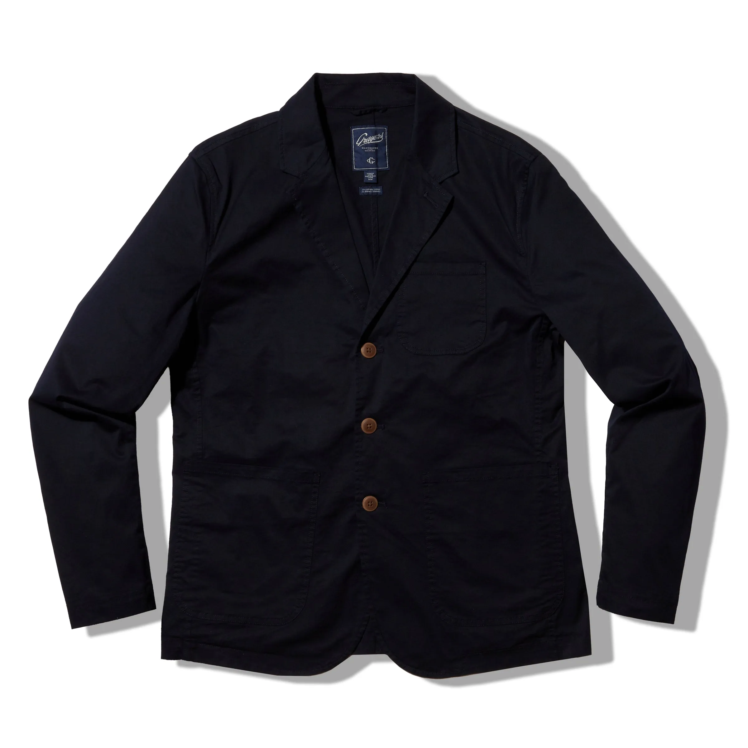 Thompson Flex Stretch Blazer - Dark Navy