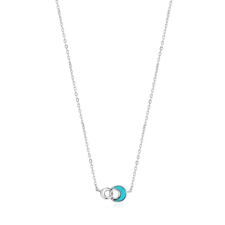 Turning Tides - Tidal Abalone Crescent Link Necklace