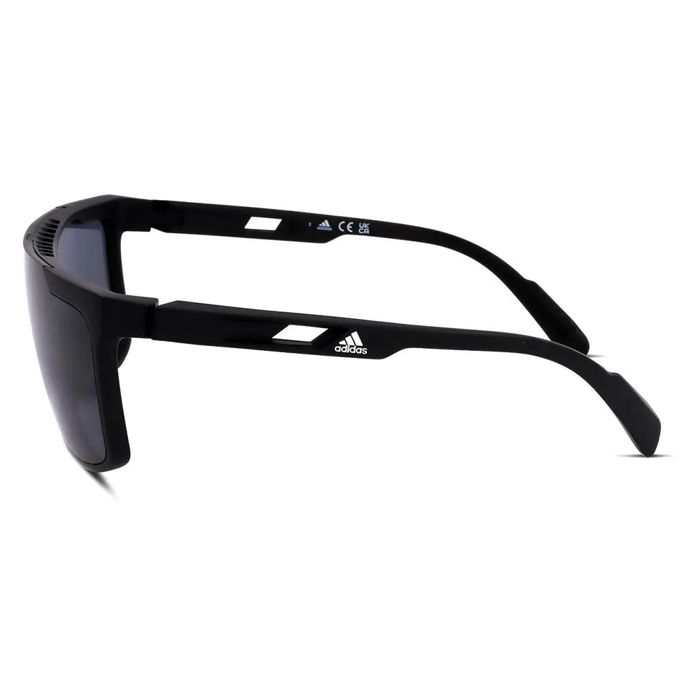 Unisex Active Polarized Sunglasses Matte Black and Smoke