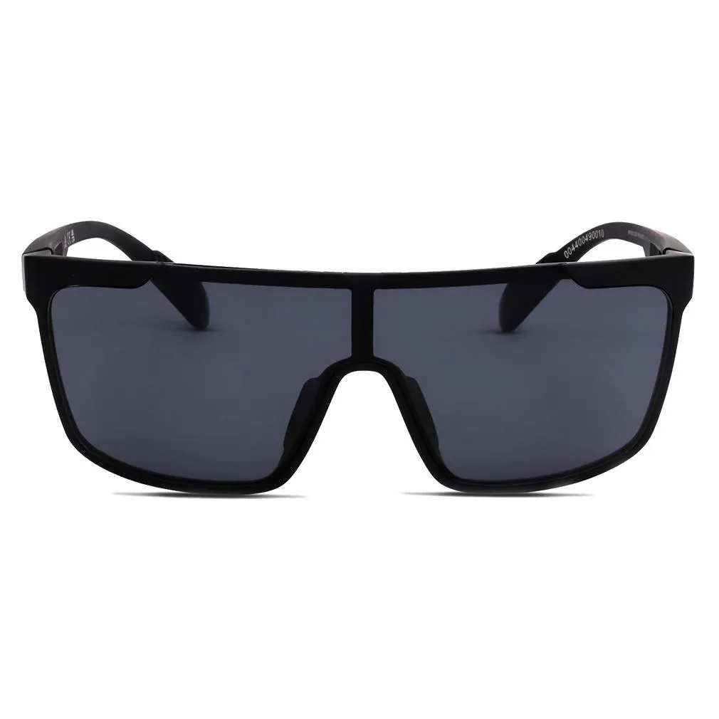 Unisex Active Polarized Sunglasses Matte Black and Smoke