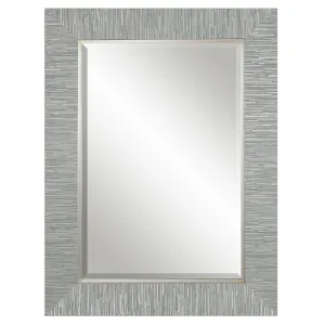 Uttermost Belaya Gray Wood Mirror