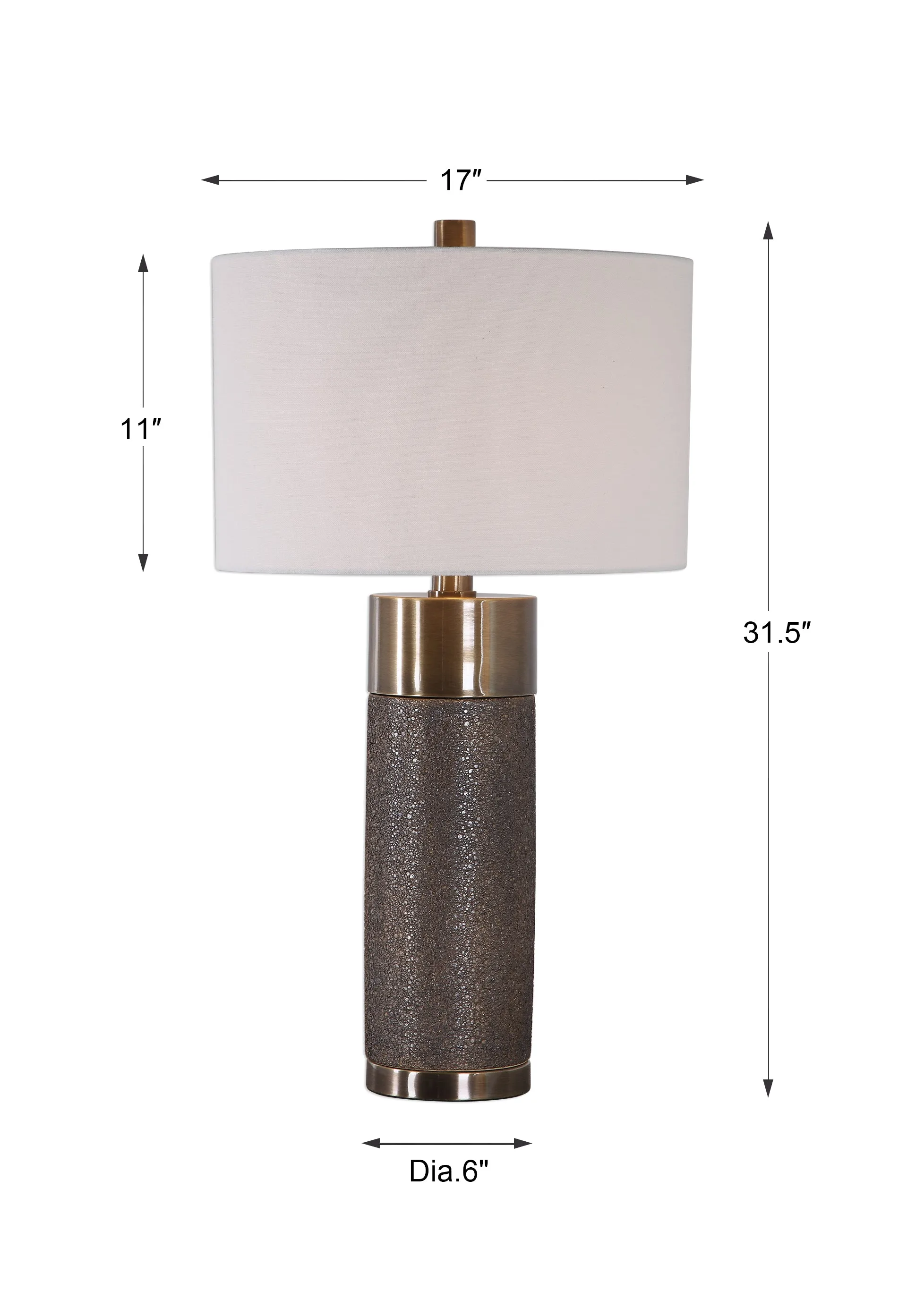 Uttermost Brannock Bronze Table Lamp