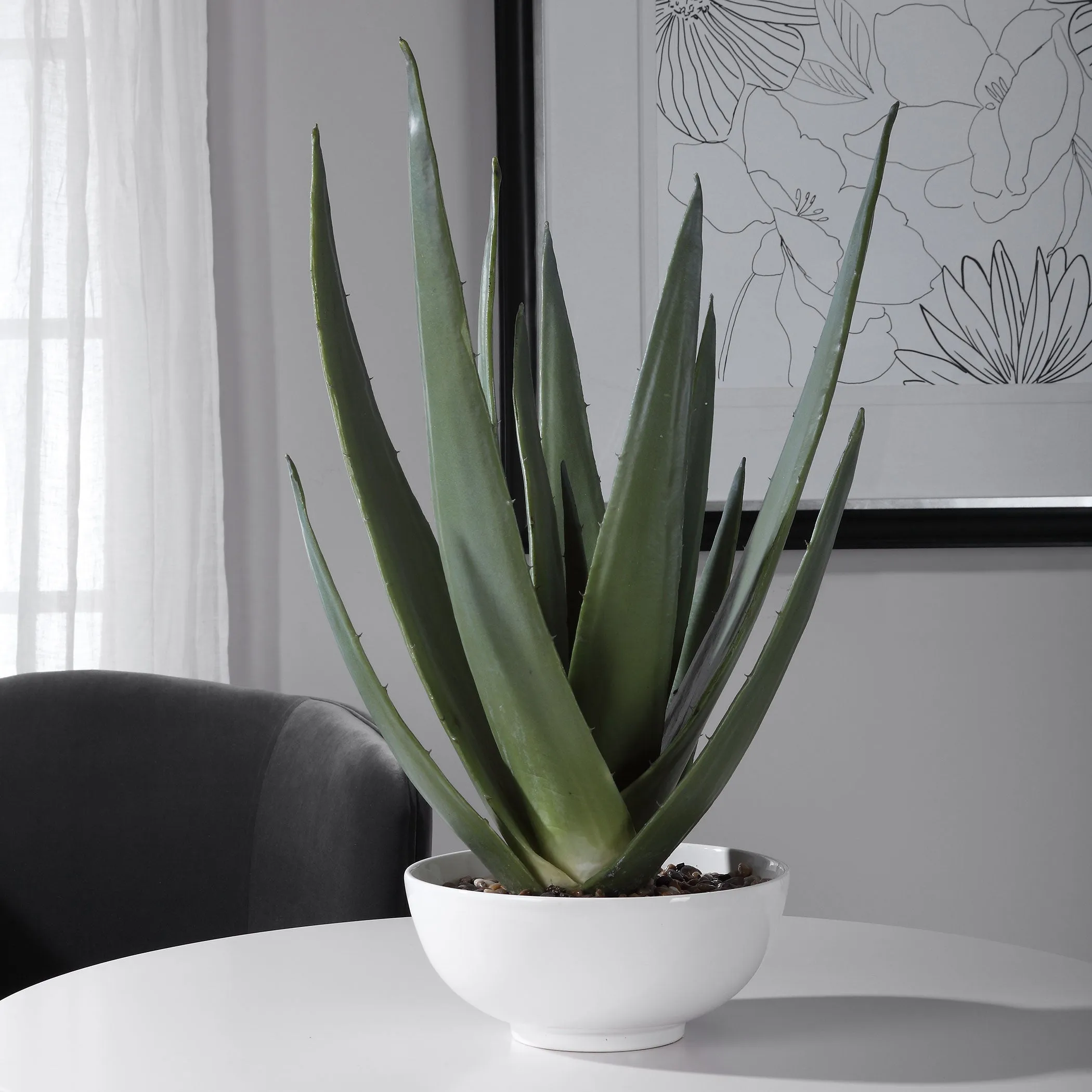 Uttermost Evarado Aloe Planter