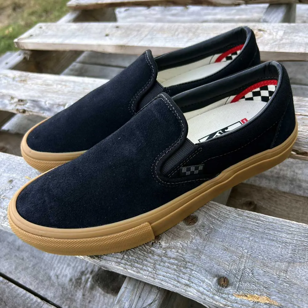 VN0A2Z31CGO Charcoal Gum Skate Slip On Vans Suede Shoes