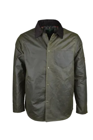 W26 - Men's Antique Wax Overshirt - GREEN