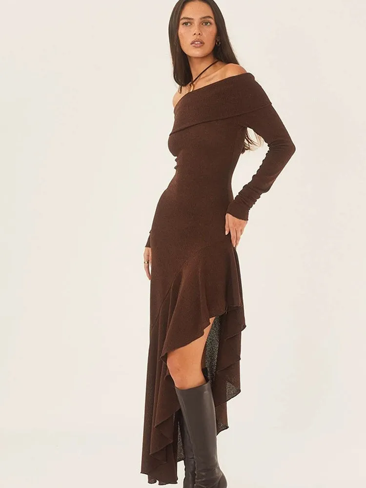 Walker Long Sleeve Maxi Dress