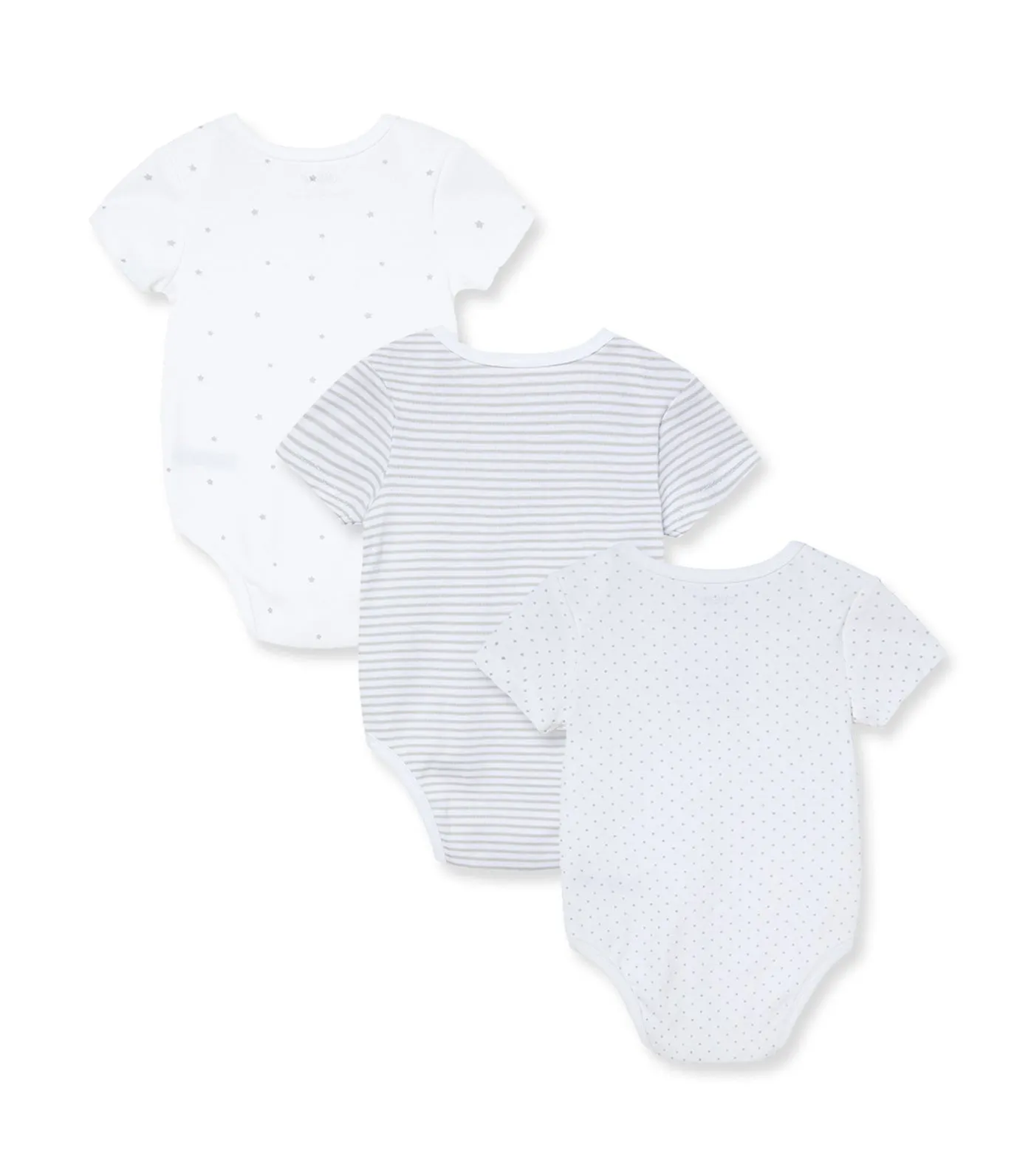 Welcome World 3-pack Bodysuit White Print