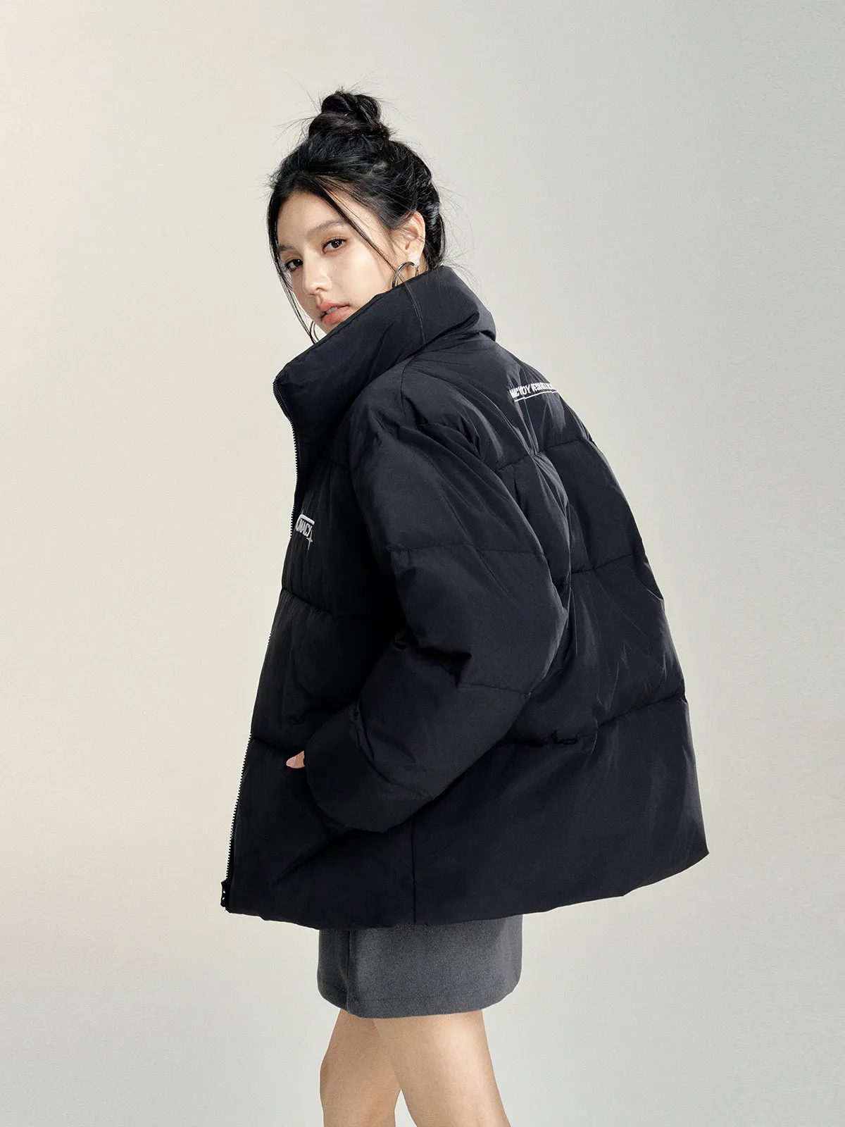 Windproof Puffer Coat