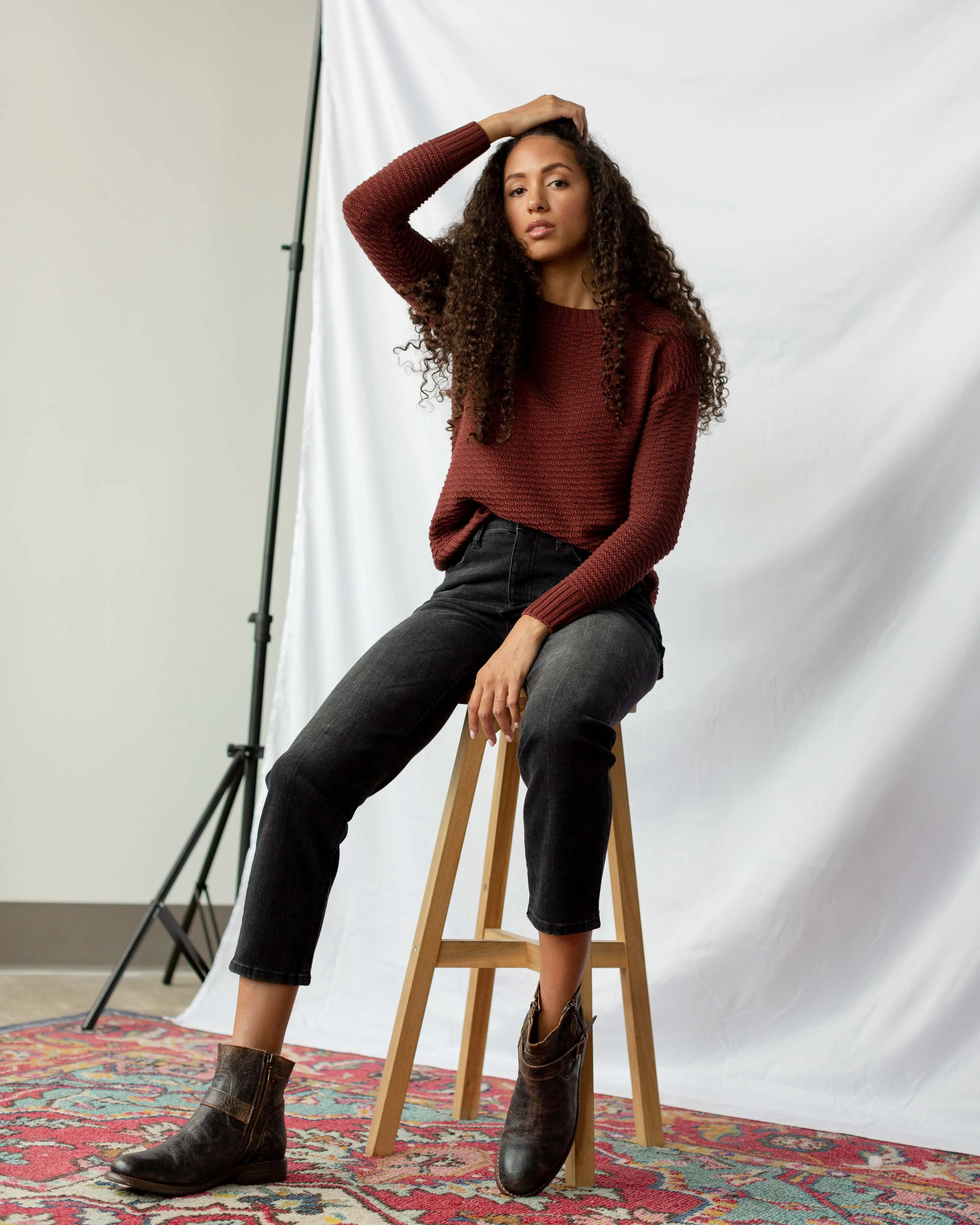 Women's Organic Cotton Crew Sweater