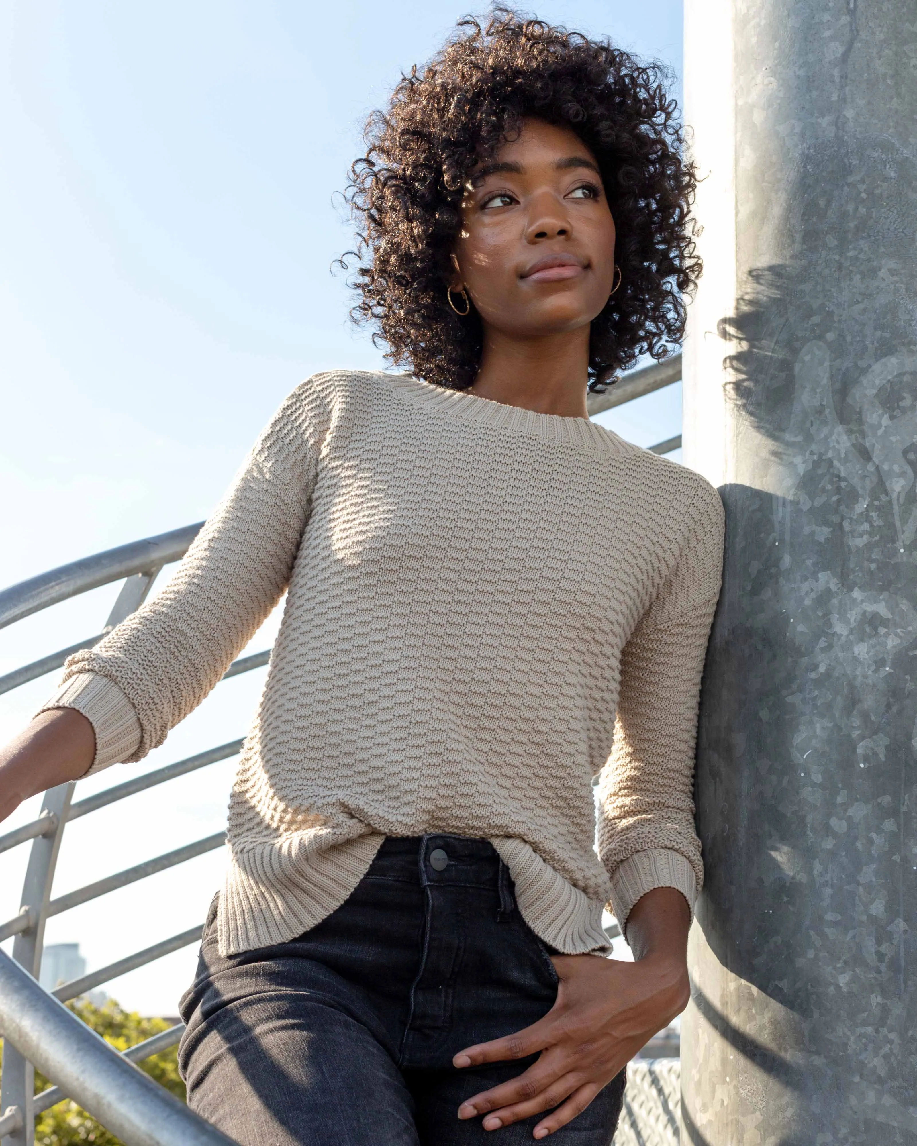 Women's Organic Cotton Crew Sweater