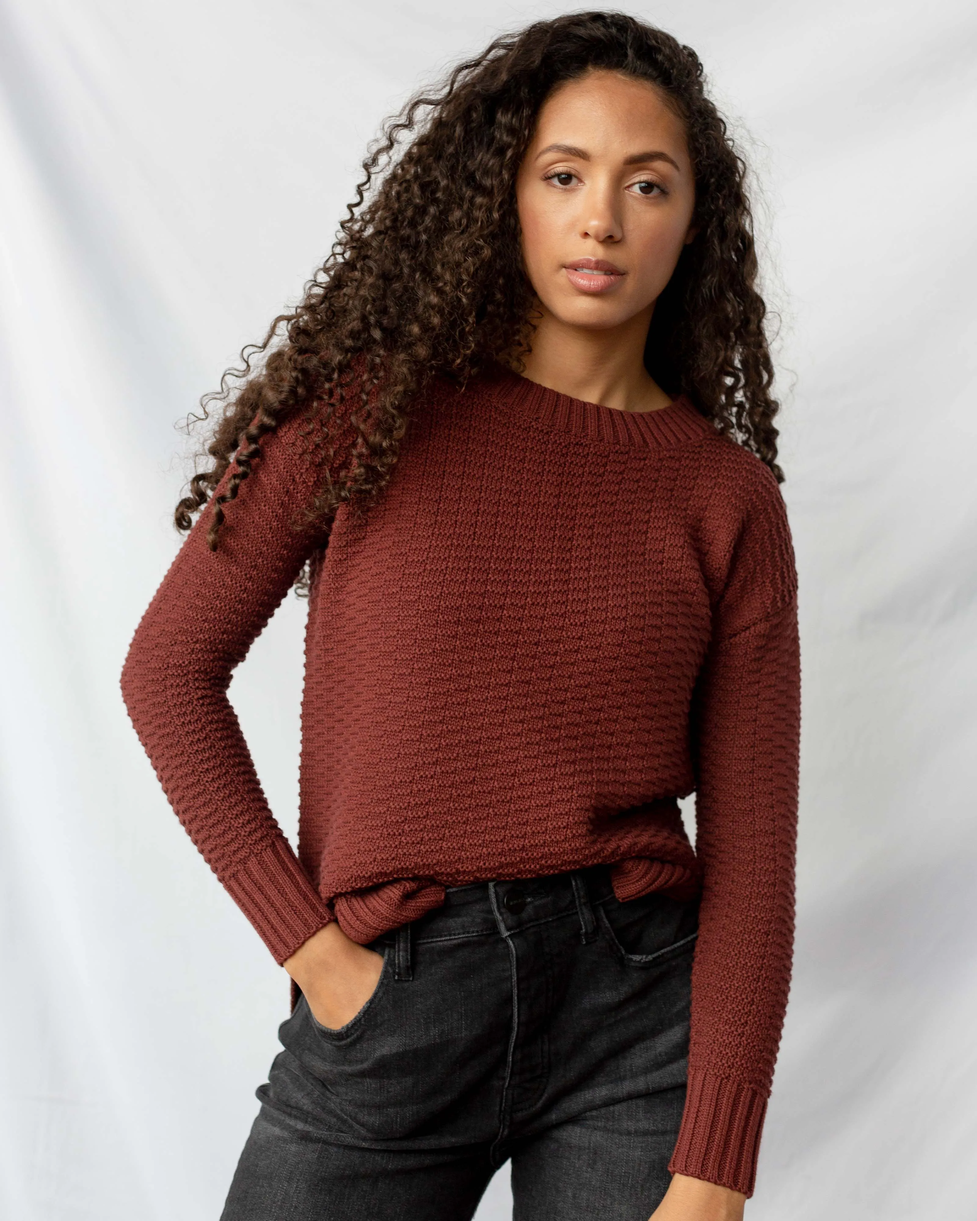 Women's Organic Cotton Crew Sweater