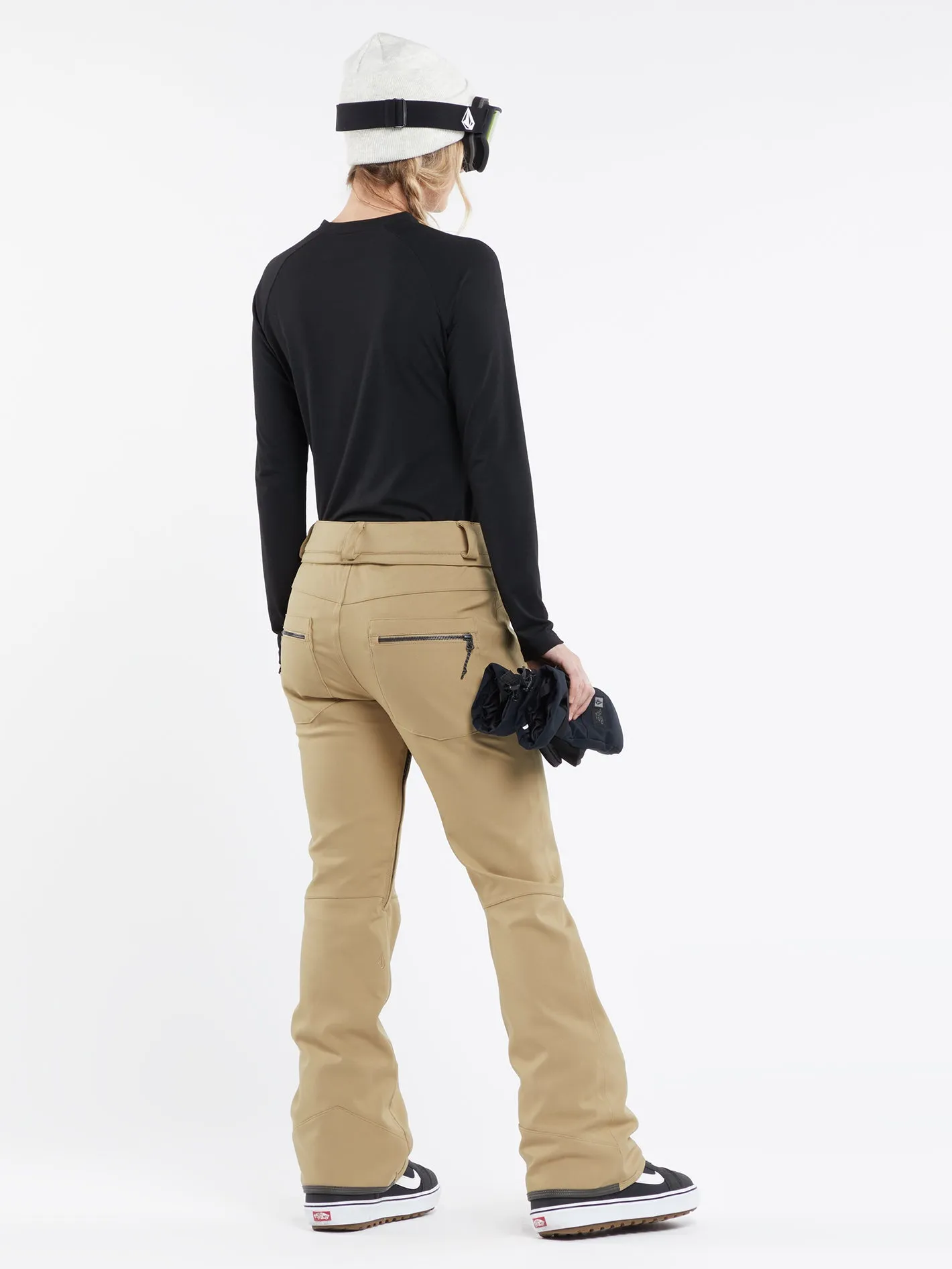 Womens Species Stretch Pants - Dark Khaki