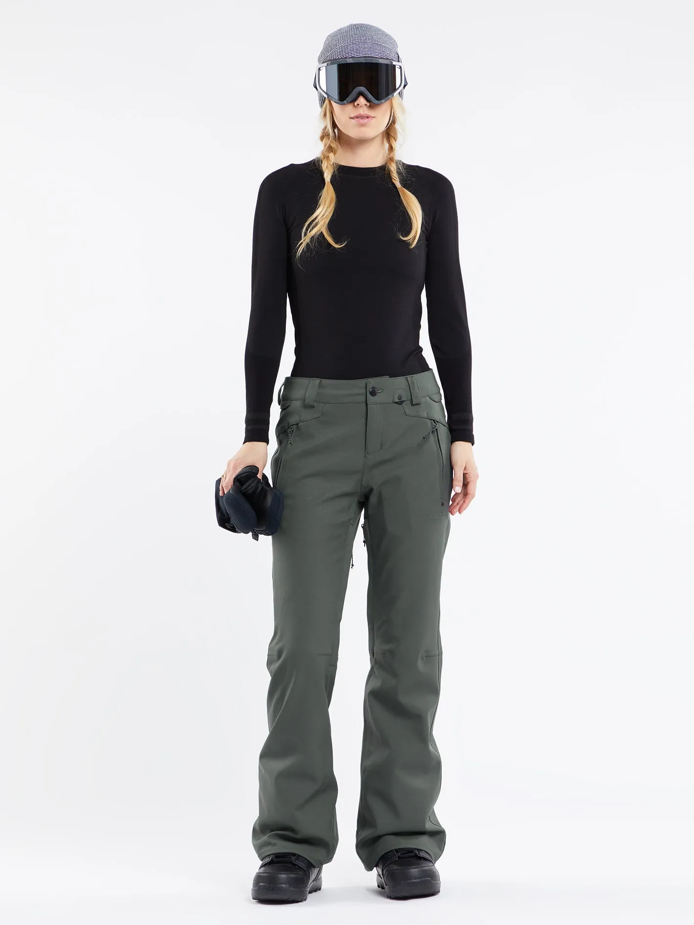 Womens Species Stretch Pants - Eucalyptus