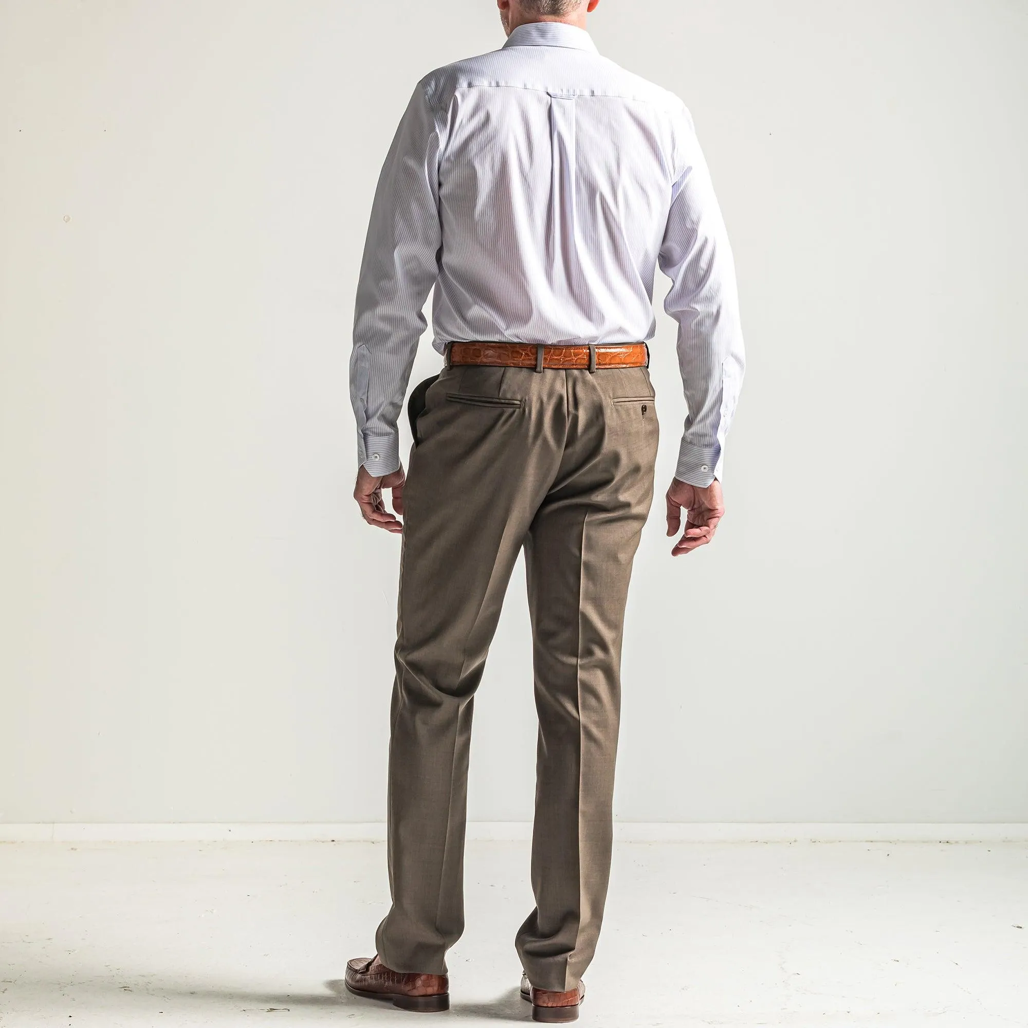 Wool Chino - Walnut