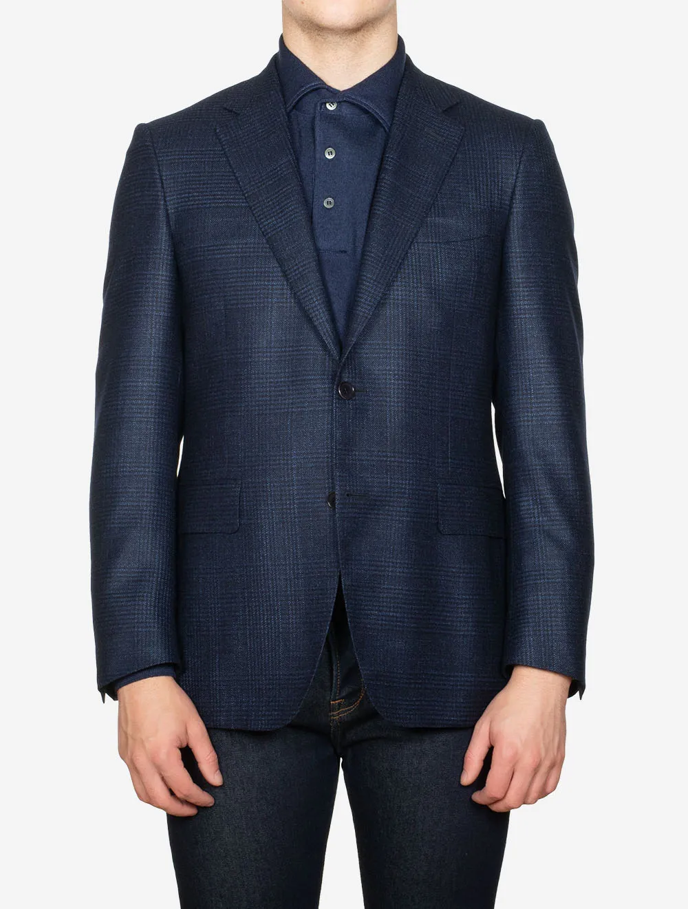 Wool Silk Cashmere Kai Blazer Blue