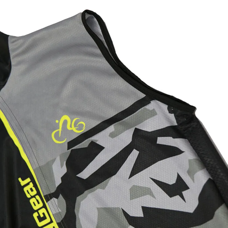 Yellow-ADR Retro Cycling Vest