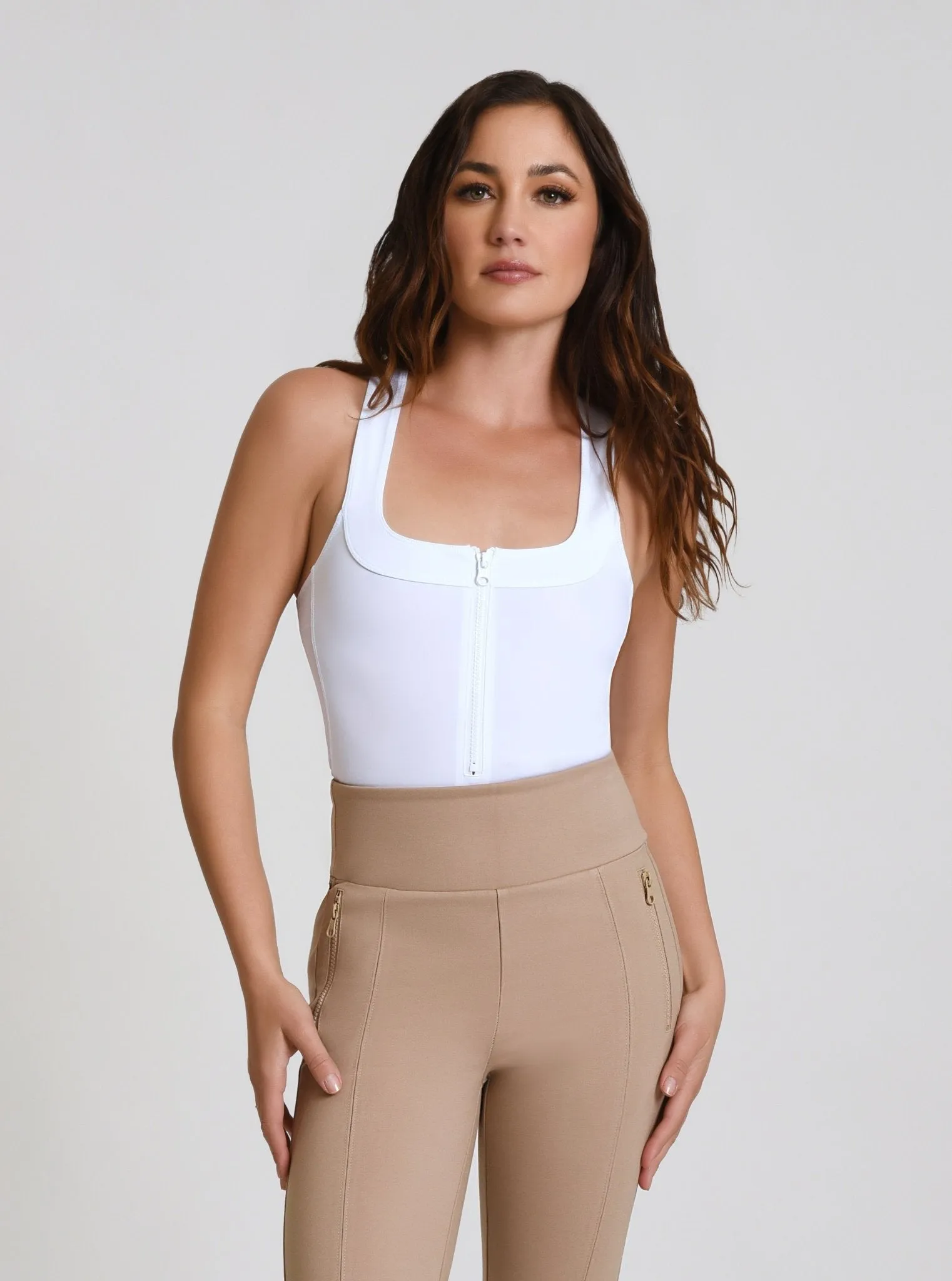 Zip Front Bodysuit